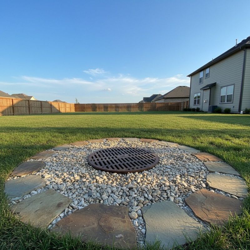 Backyard Dry Well Installation